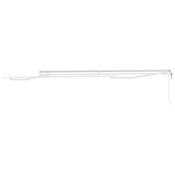 vidaXL Awning Frame White 450 x 300 cm Aluminum