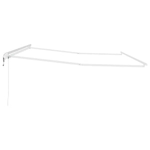 vidaXL Awning Frame White 450 x 300 cm Aluminum