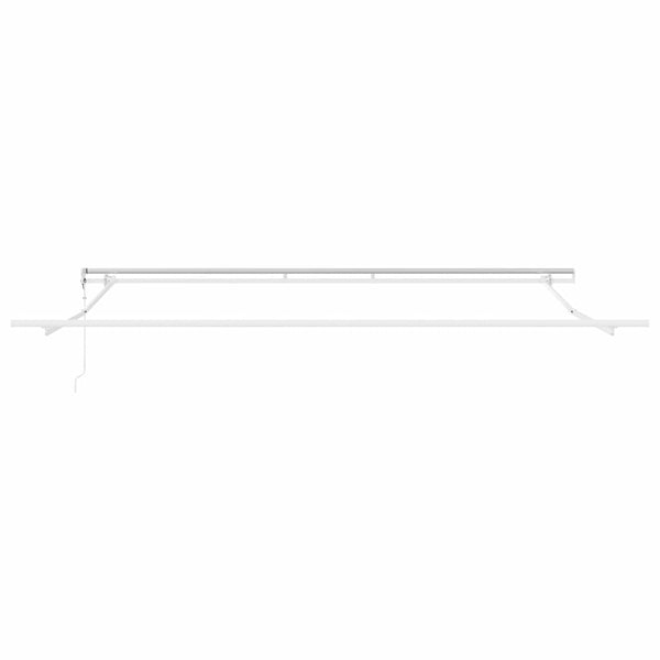 vidaXL Awning Frame White 450 x 350 cm Aluminum