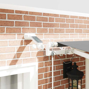 vidaXL Awning Frame White 3 x 2.5 m Aluminum