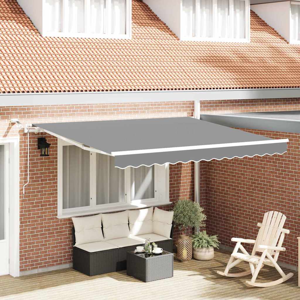 vidaXL Awning Frame White 3 x 2.5 m Aluminum