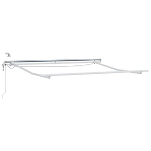 vidaXL Awning Frame White 3 x 2.5 m Aluminum