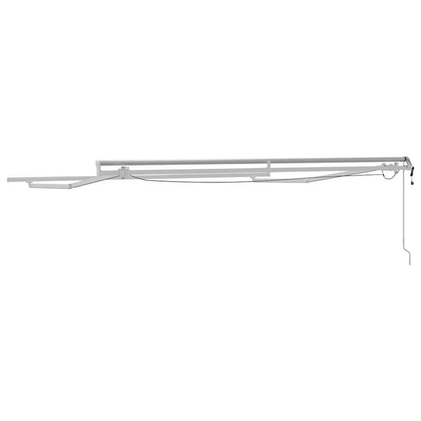 vidaXL Awning Frame White 3 x 2.5 m Aluminum