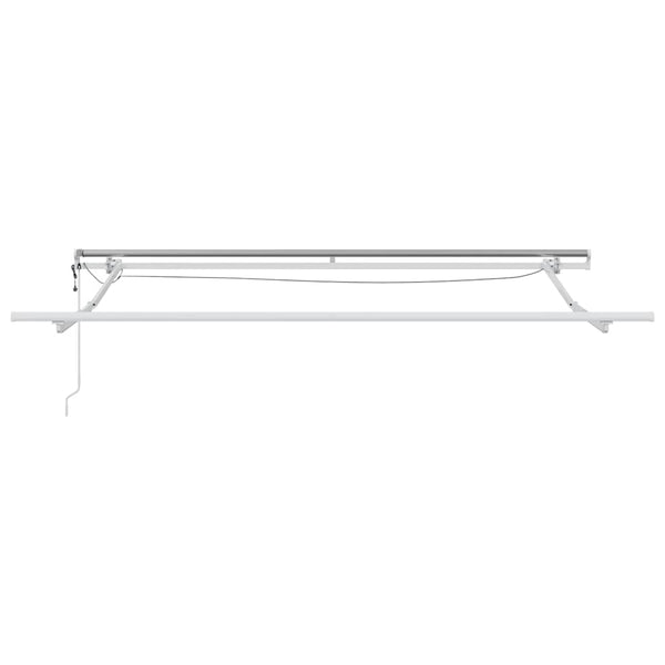vidaXL Awning Frame White 3 x 2.5 m Aluminum