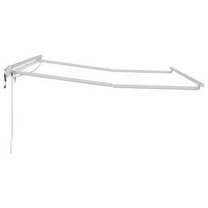 vidaXL Awning Frame White 3 x 2.5 m Aluminum
