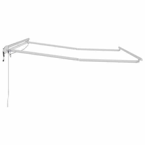 vidaXL Awning Frame White 3 x 2.5 m Aluminum