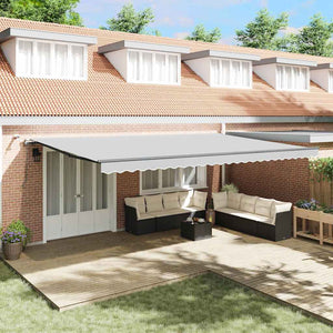 vidaXL Awning Frame Anthracite 600 x 350 cm Aluminium