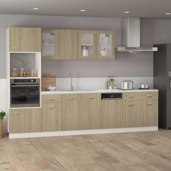vidaXL Drawer Base Cabinet Sonoma Oak 80x46x81.5 cm Engineered Wood
