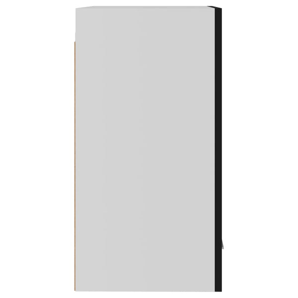 vidaXL Wall Cabinet Lyon Black 39.5x31x60 cm Engineered Wood