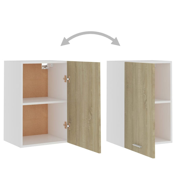 vidaXL Wall Cabinet Lyon Sonoma Oak 39.5x31x60 cm Engineered Wood