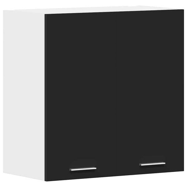 vidaXL Wall Cabinet Lyon Black 60x31x60 cm Engineered Wood