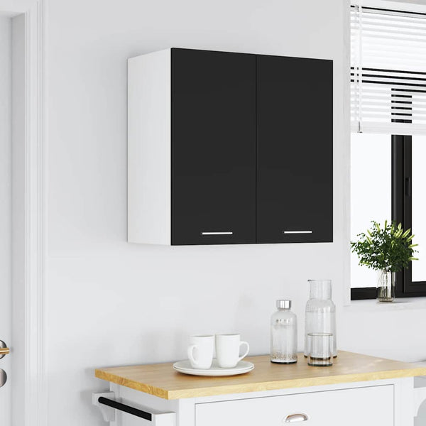 vidaXL Wall Cabinet Lyon Black 60x31x60 cm Engineered Wood