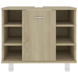 vidaXL Bathroom Cabinet Sonoma Oak 60x32x53.5 cm Engineered Wood