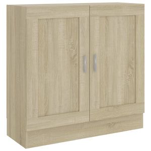 vidaXL Bookcase Sonoma Oak 82.5x30.5x80 cm Engineered Wood