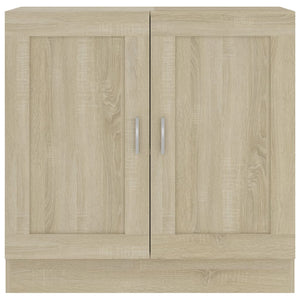 vidaXL Bookcase Sonoma Oak 82.5x30.5x80 cm Engineered Wood