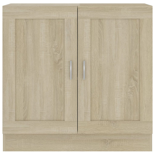 vidaXL Bookcase Sonoma Oak 82.5x30.5x80 cm Engineered Wood