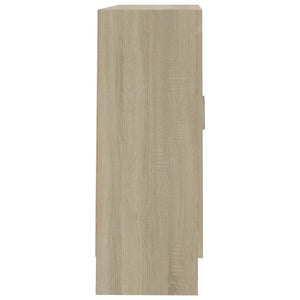 vidaXL Bookcase Sonoma Oak 82.5x30.5x80 cm Engineered Wood
