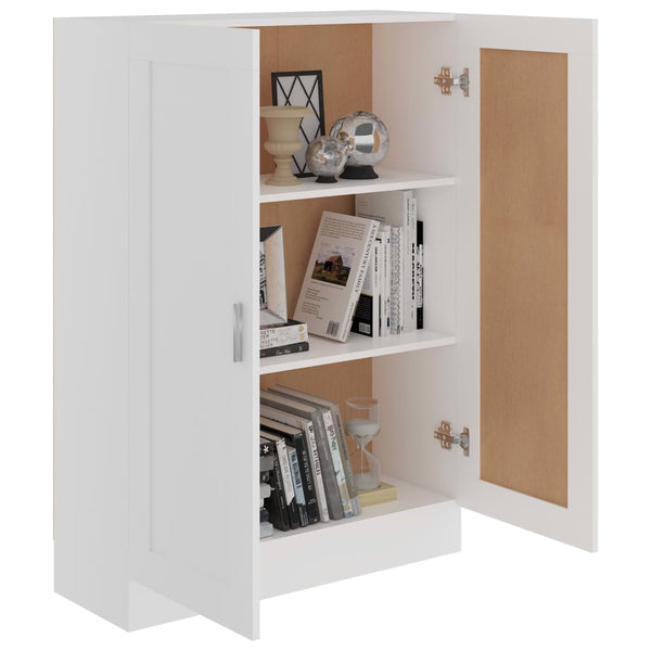 Weißer Bücherschrank Holzwerkstoff 82,5 cm