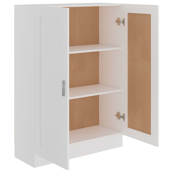 Weißer Bücherschrank Holzwerkstoff 82,5 cm
