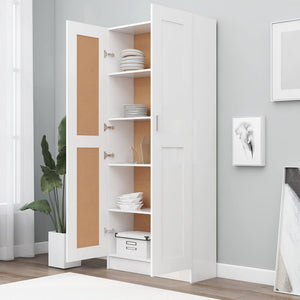 Weißer Bücherschrank 82,5 cm