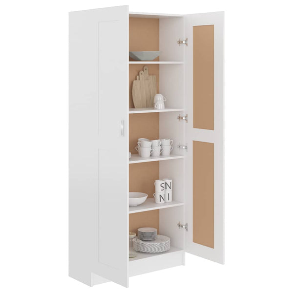 Weißer Bücherschrank 82,5 cm