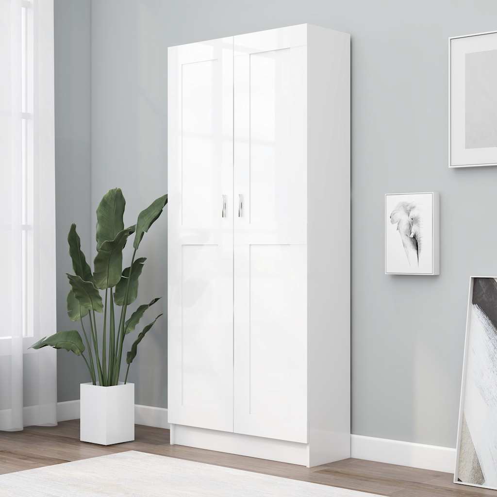 Weißer Bücherschrank 82,5 cm