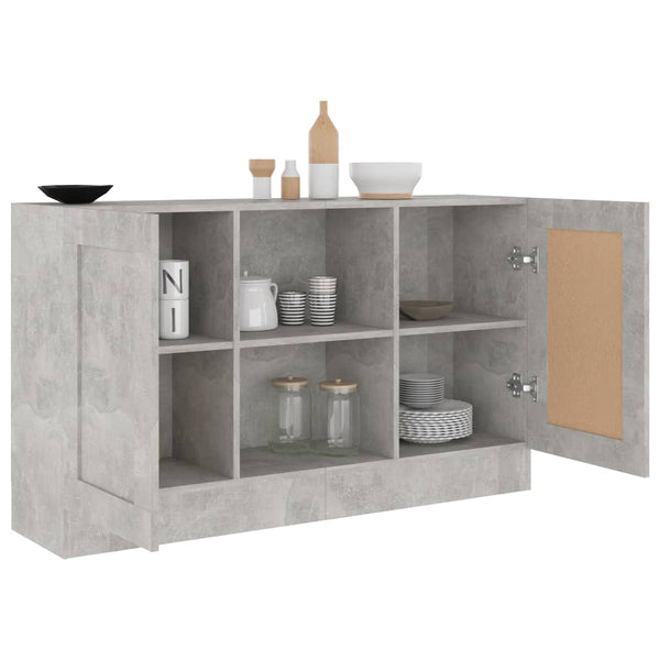 Betongraues Sideboard 120 cm