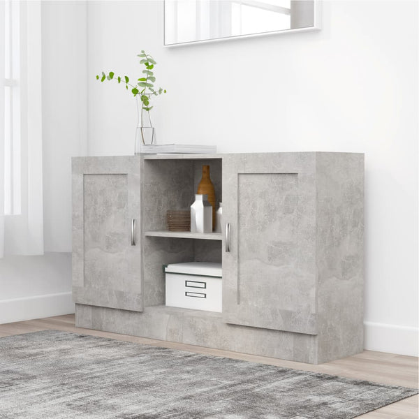 Betongraues Sideboard 120 cm