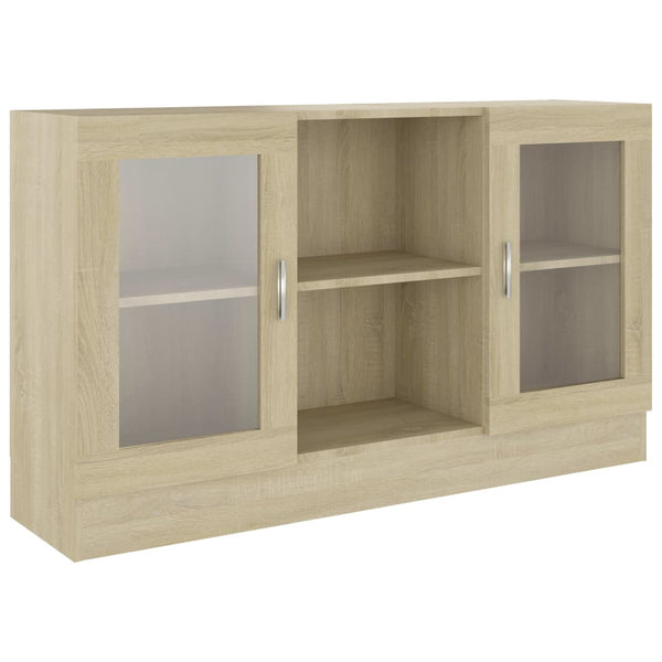 Vitrinenschrank Sonoma Eiche 120 cm