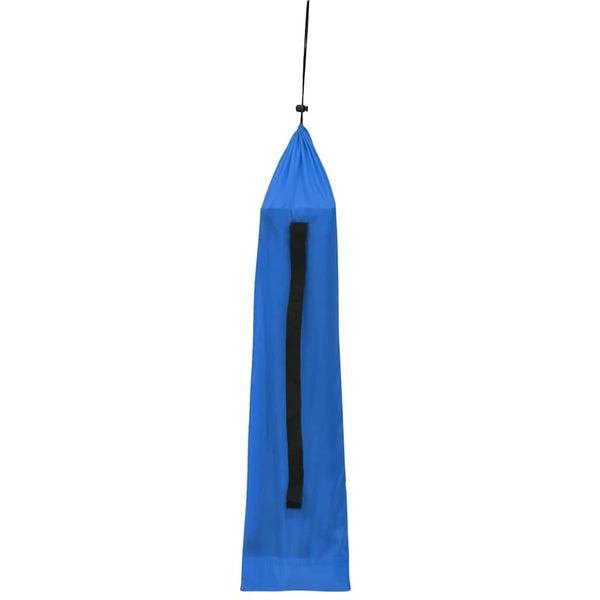 vidaXL Camping Bed 180x60x19 cm Oxford Fabric and Steel Blue
