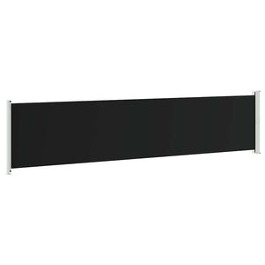 vidaXL Retractable Side Awning 140x600 cm Black