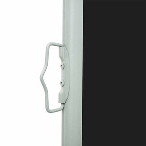vidaXL Retractable Side Awning 140x600 cm Black