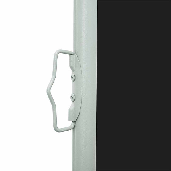 vidaXL Retractable Side Awning 140x600 cm Black