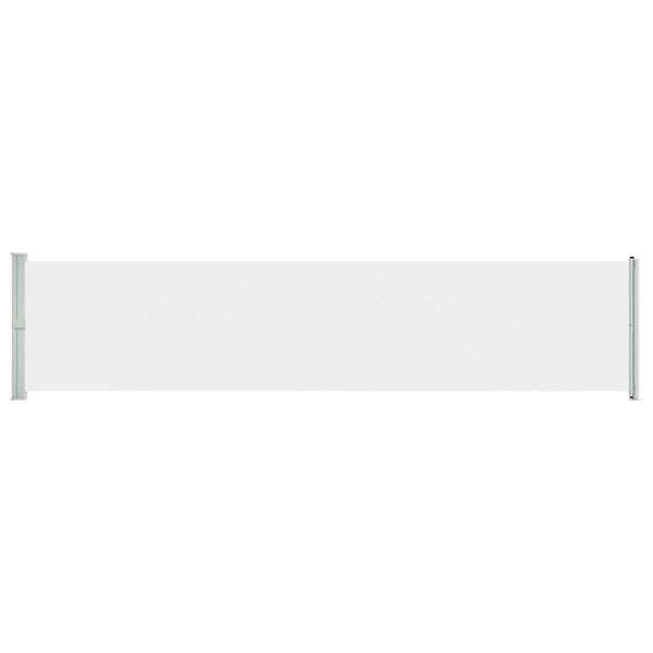 vidaXL Retractable Side Awning 140x600 cm Cream