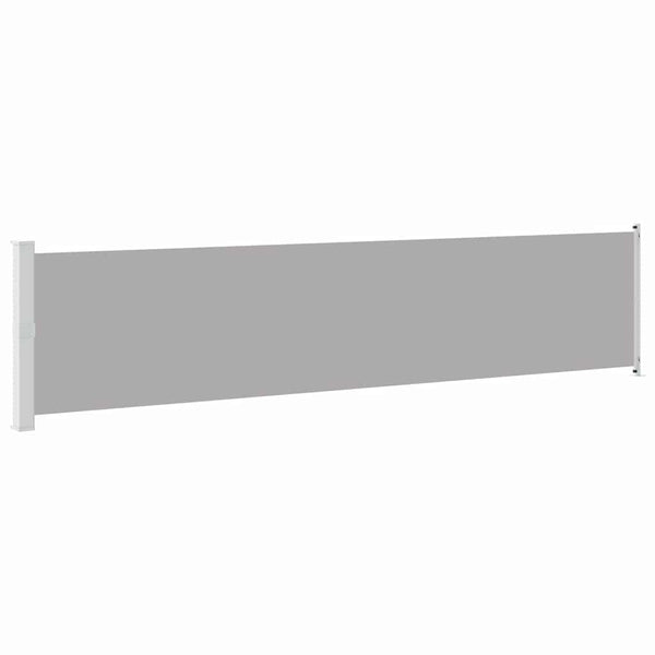 vidaXL Retractable Side Awning 140x600 cm Grey