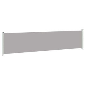 vidaXL Retractable Side Awning 140x600 cm Grey