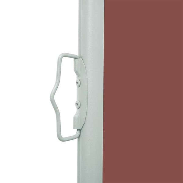 vidaXL Retractable Side Awning 140x600 cm Brown