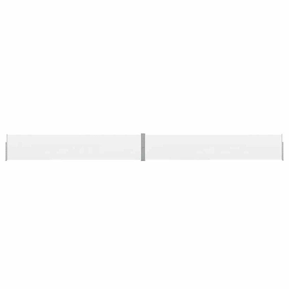 vidaXL Retractable Side Awning 140x1200 cm Cream