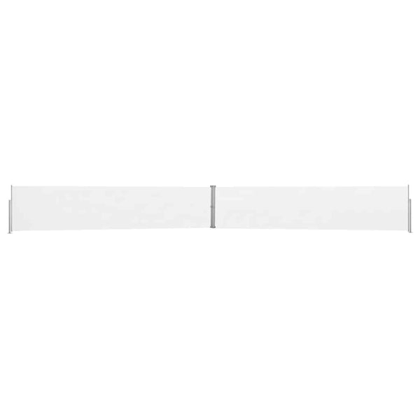 vidaXL Retractable Side Awning 140x1200 cm Cream