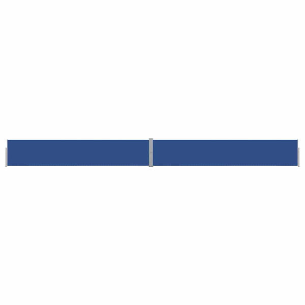 vidaXL Retractable Side Awning 140x1200 cm Blue