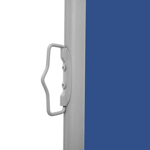 vidaXL Retractable Side Awning 140x1200 cm Blue