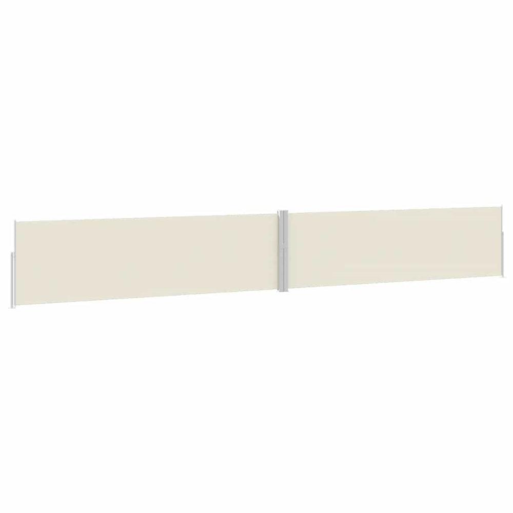 vidaXL Retractable Side Awning 170x1200 cm Cream