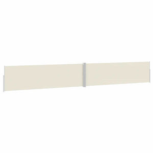 vidaXL Retractable Side Awning 170x1200 cm Cream