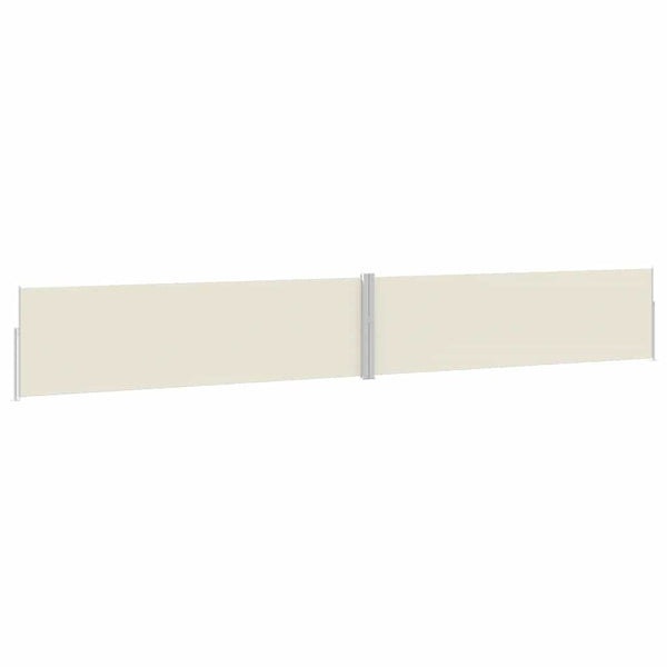 vidaXL Retractable Side Awning 170x1200 cm Cream