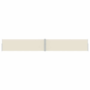 vidaXL Retractable Side Awning 170x1200 cm Cream
