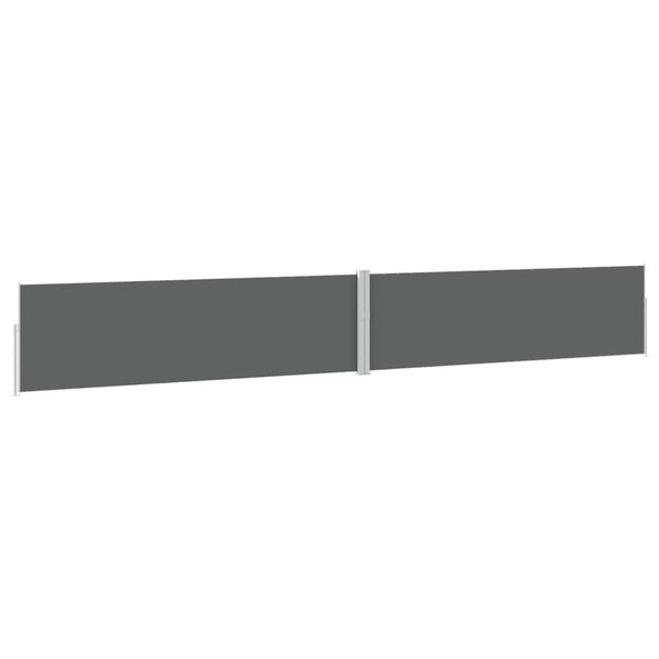 vidaXL Retractable Side Awning 170x1200 cm Anthracite