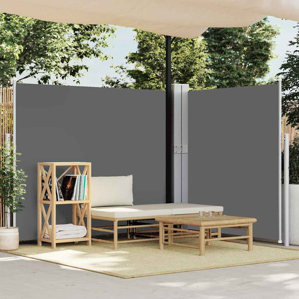 vidaXL Retractable Side Awning 170x1200 cm Anthracite