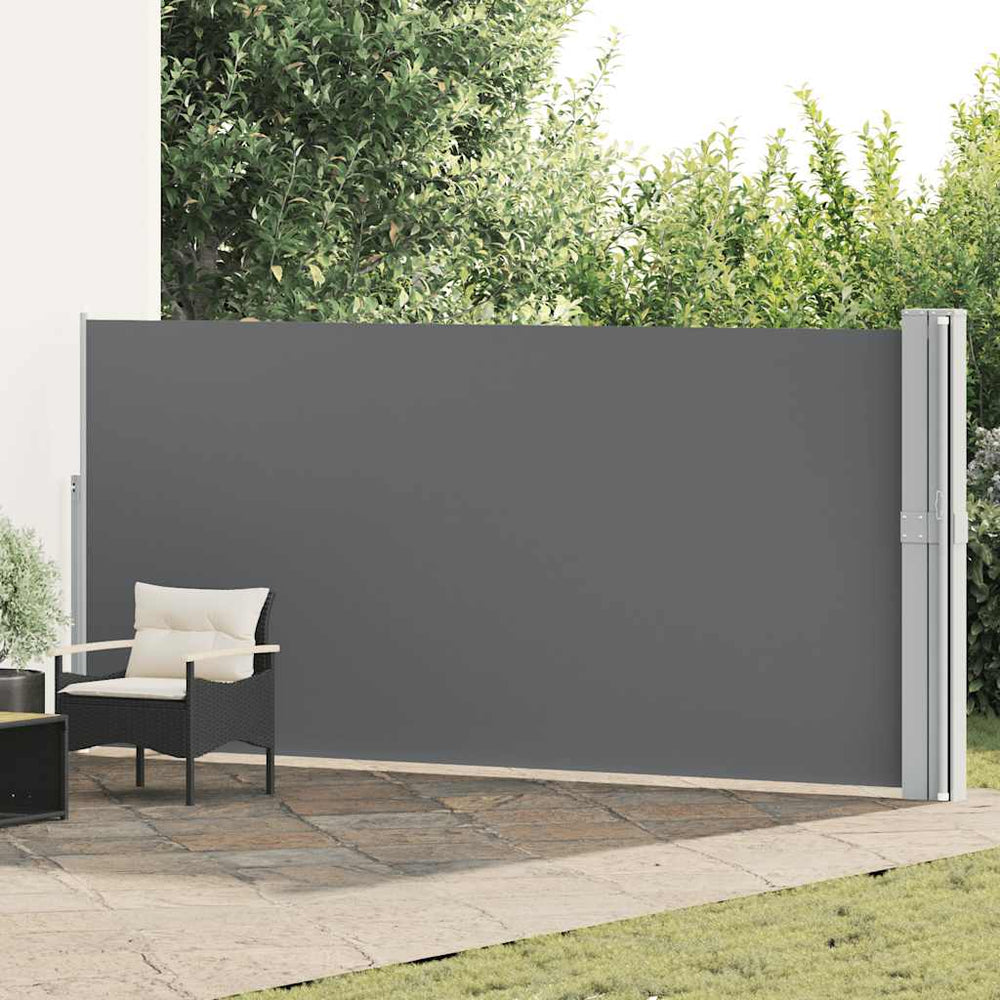 vidaXL Retractable Side Awning 170x1200 cm Anthracite