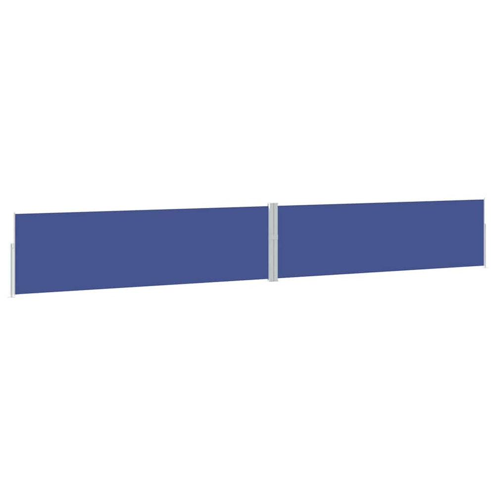 vidaXL Retractable Side Awning 170x1200 cm Blue