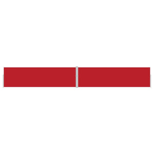 vidaXL Retractable Side Awning 170x1200 cm Red